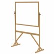 Ghent's Vinyl 3' H x 4' W Reversible Mag. Whiteboard in White
