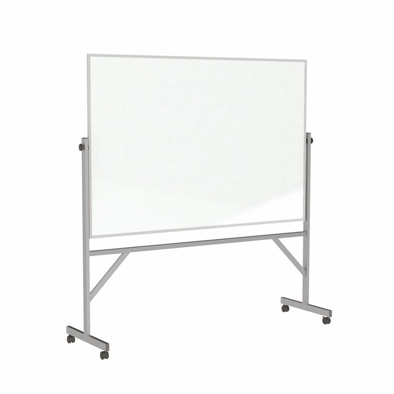Ghent's Vinyl 4' x 6' Reverisble Whiteboard in White