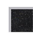 Ghent's 4' x 12' Rubber Bulletin Board with Aluminum Frame in Multi-Color