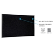 Ghent's 4' x 6' Rubber Bulletin Board with Aluminum Frame in Multi-Color