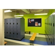 Ghent's 4' x 6' Rubber Bulletin Board with Aluminum Frame in Multi-Color