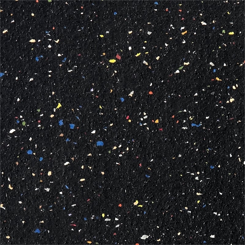 Ghent's 4' x 4' Rubber Bulletin Board with Aluminum Frame in Multi-Color