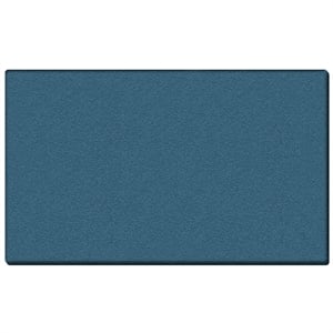 Ghent's Vinyl 4' x 6' Wrapped Edge Bulletin Board in Ocean Blue