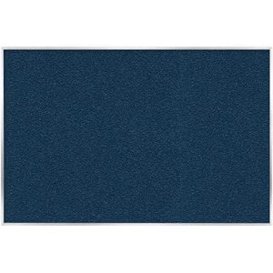 Ghent's Vinyl 4' x 5' Bulletin Board with Aluminum Frame in Navy