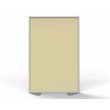 Ghent's Vinyl Floor Partition with Full Panel Infill in Caramel