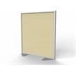 Ghent's Vinyl Floor Partition with Full Panel Infill in Caramel