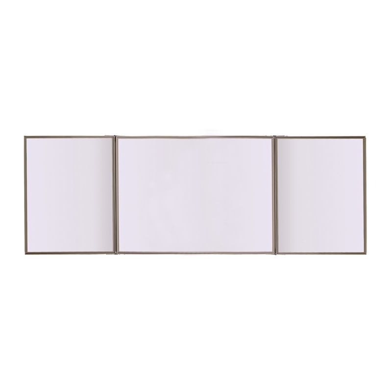 Ghent's Fabric VisuALL PC Multi Board Cabinet with Whiteboard in Blue