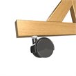 Ghent's Stainless Steel Casters 4 Pack (For Rev. Wood Frame Only) in Silver