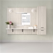 Ghent Graphics Slide Changeable Glass Dry Erase Board Non-Magnetic Vert 24x18