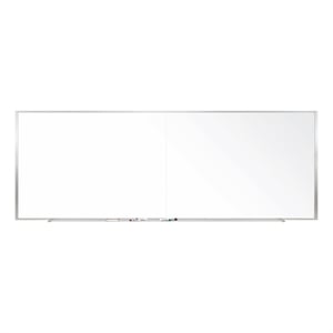 Ghent M1 Porcelain Whiteboard Aluminum Frame Magnetic 4 x 12ft 2 pieces w/Joiner