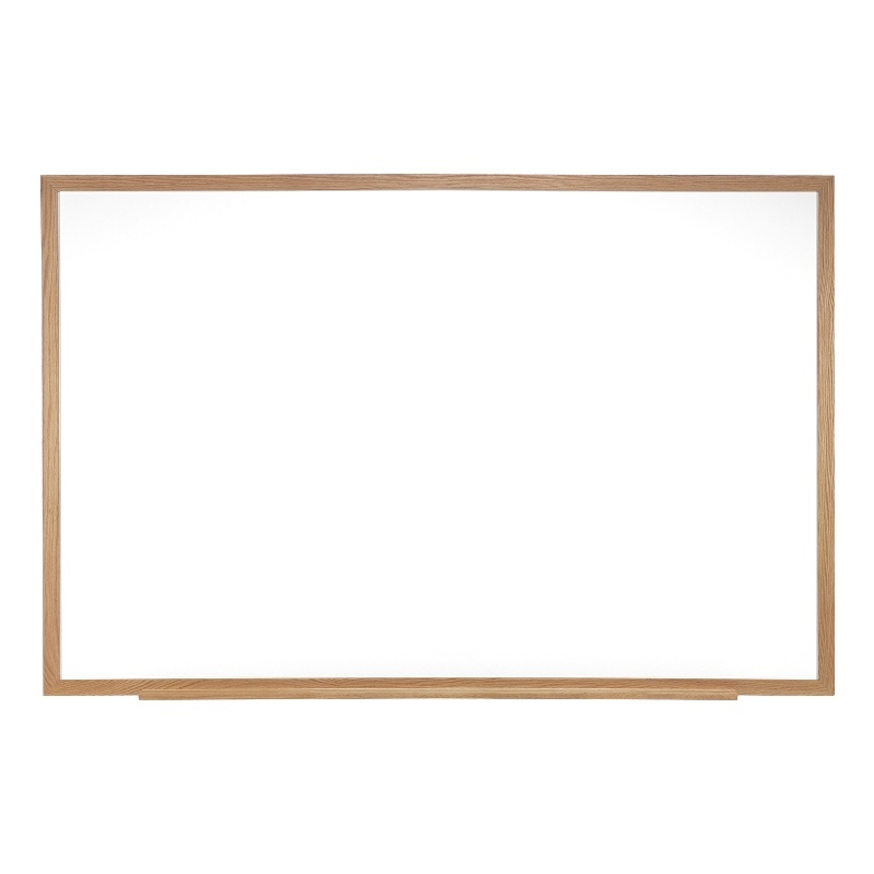Ghent M1 Porcelain Mag Whiteboard - Wood Frame - 4ft H x 7ft  4