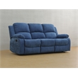 Lifestyle Furniture Nikki 2-Pieces Microfiber Recliner Sofa Set in Blue