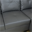 Lifestyle Furniture Lemonda Left-Facing Sectional & Ottoman in Raining Gray