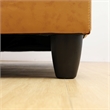 Lifestyle Furniture Biscuits Right-Facing Sectional & Ottoman in Ginger