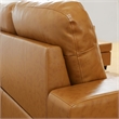 Lifestyle Furniture Biscuits Right-Facing Sectional & Ottoman in Ginger