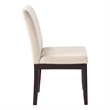 Dakota Parsons Chair in Linen Beige Fabric