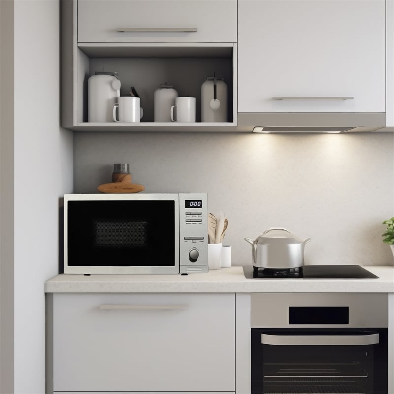 Equator Advanced Appliances Compact Stainless Steel Microwave Oven Combo
