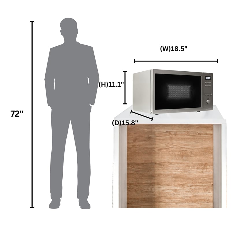 Equator Advanced Appliances Compact Stainless Steel Microwave Oven Combo