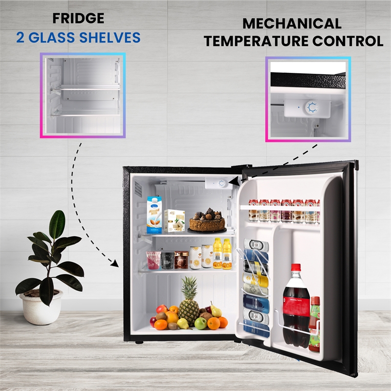Conserv 2.6 cu.ft. Stainless Compact Refrigerator with Reversible Door