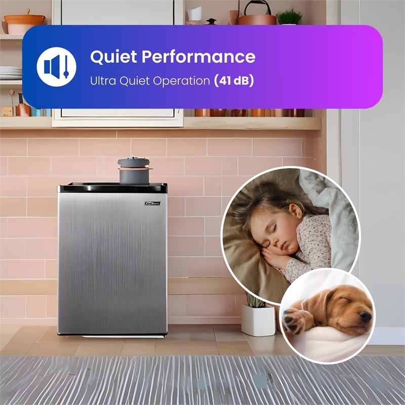 Equator Advanced Appliances Conserv 4.5 cu.ft. Stainless Compact Refrigerator