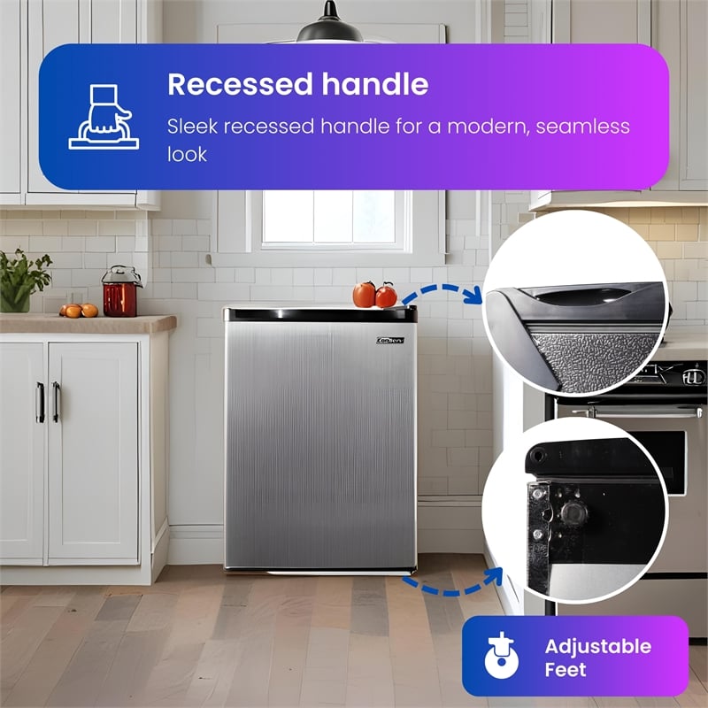 Equator Advanced Appliances Conserv 4.5 cu.ft. Stainless Compact Refrigerator