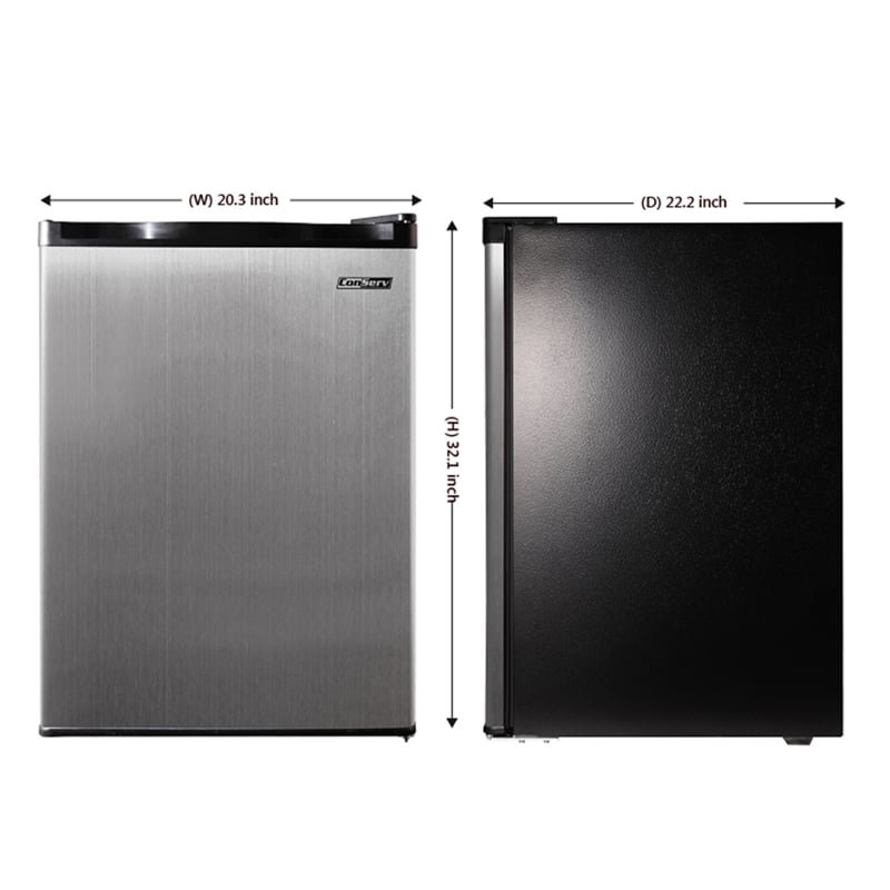 Equator Advanced Appliances Conserv 4.5 cu.ft. Stainless Compact Refrigerator