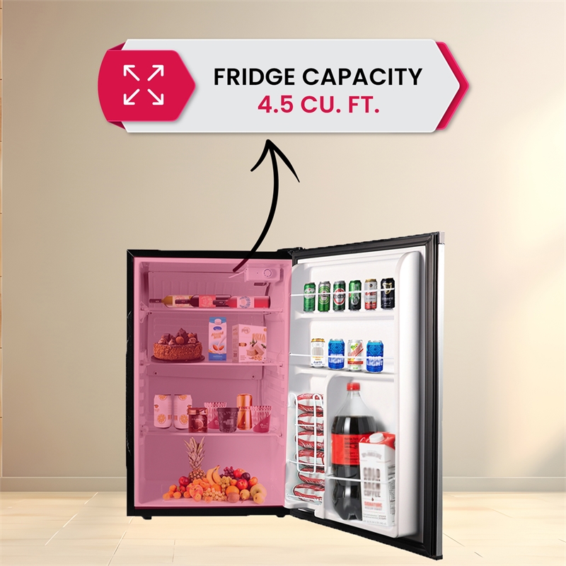 Equator Advanced Appliances Conserv 4.5 cu.ft. Stainless Compact Refrigerator