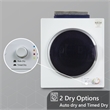 Equator 3.5 cu.ft. 110V Compact Auto/Time Vented Dryer in White