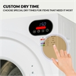 Equator 3.5 cu.ft. 110V Compact Auto/Time Vented Dryer in White