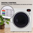 Equator 3.5 cu.ft. 110V Compact Auto/Time Vented Dryer in White