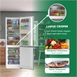 Conserv 11cf Bottom Freezer Refrigerator 24in w/ WINE RACK Stainless 110V