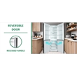 Conserv 11cf Bottom Freezer Refrigerator 24in w/ WINE RACK Stainless 110V