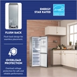 Conserv 11.5cf Tall Frost Free Ref-Freezer 24in Wine Rack E-Star 43dB Stainless