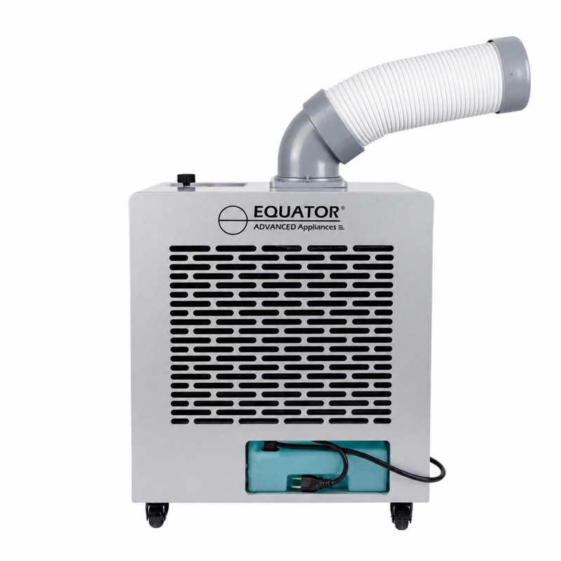 Equator 7000BTU Weatherized Outdoor Air Conditioner+Fan IP24 Casters 110V