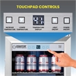 Equator 2.3cf Outdoor/Indoor Refrigerator IPX4 SS Builtin/FS 85 Cans Quiet 42dB