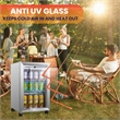 Equator 2.3cf Outdoor/Indoor Refrigerator IPX4 SS Builtin/FS 85 Cans Quiet 42dB