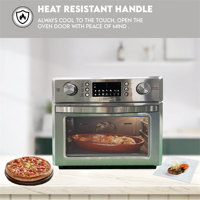 Equator 5-in-1 Air Fryer Convection Oven Pizza Oven Grill and Dehydrator