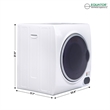 Equator 3.5 cu.ft. 110V Compact Digital Vented Sensor Dryer in White
