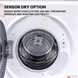 Equator 3.5 cu.ft. 110V Compact Digital Vented Sensor Dryer in White