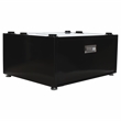 Equator Laundry Pedestal with Drawer in Black