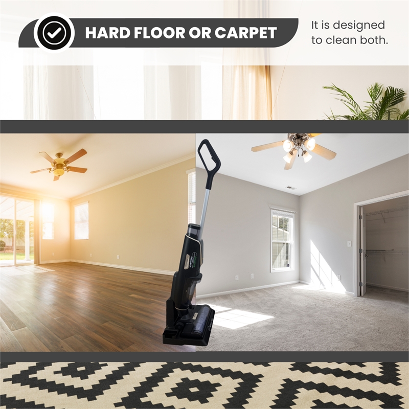 Equator Cordless Self Cleaning Wet / Dry Vacuum Sweep Mop in White