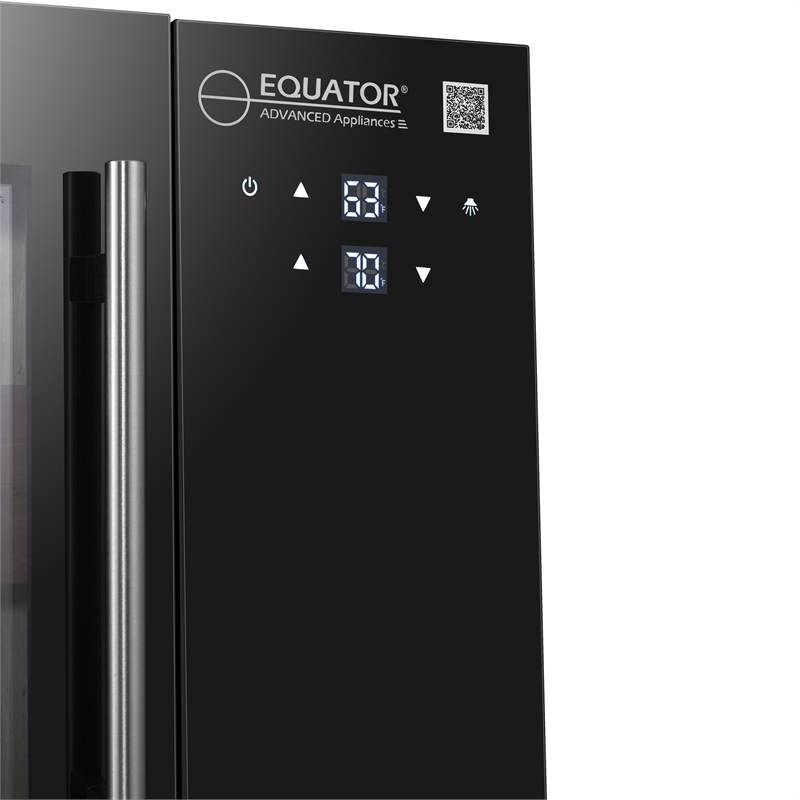 Equator 1.4 Cu Ft Electronic Cooler Humidor with Cedar Wood Shelves