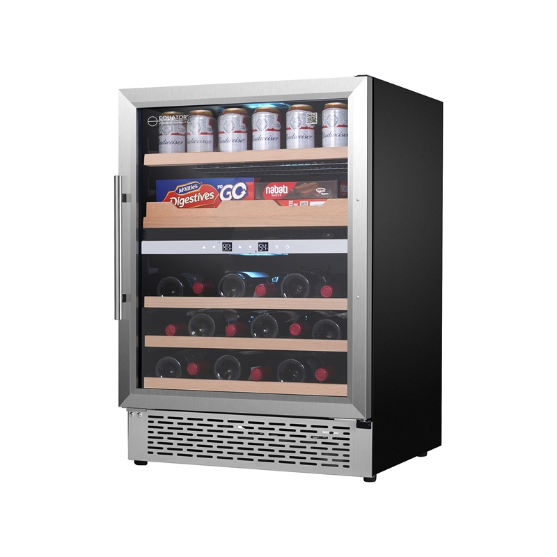 Equator 2-Zone Luxury Gourmet Center cans+wine bottles+fine foods FS & Built-in