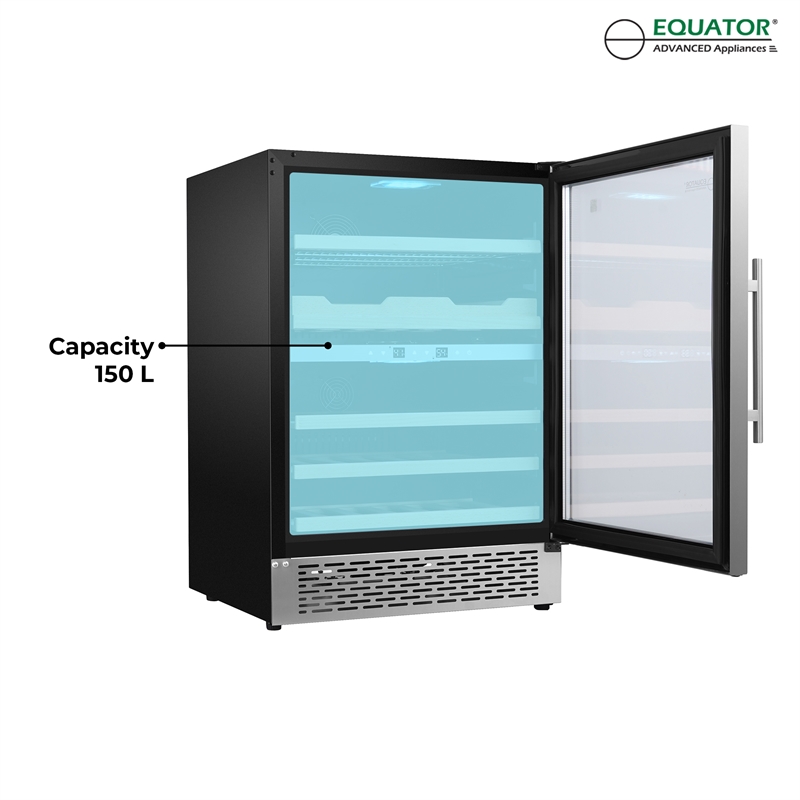 Equator 2-Zone Luxury Gourmet Center cans+wine bottles+fine foods FS & Built-in