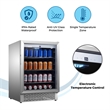 Equator 4.6cf Outdoor/Indoor Refrigerator IPX4 SS Builtin/FS 110 cans 6 Bottles