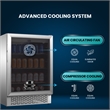 Equator 4.6cf Outdoor/Indoor Refrigerator IPX4 SS Builtin/FS 110 cans 6 Bottles