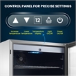 Equator 4.6cf Outdoor/Indoor Refrigerator IPX4 SS Builtin/FS 110 cans 6 Bottles