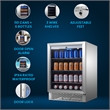 Equator 4.6cf Outdoor/Indoor Refrigerator IPX4 SS Builtin/FS 110 cans 6 Bottles