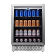 Equator 4.6cf Outdoor/Indoor Refrigerator IPX4 SS Builtin/FS 110 cans 6 Bottles