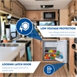 Equator 12V/DC Mini-Fridge Freezer 2.8cf Silver for RV BOAT OFF-GRID